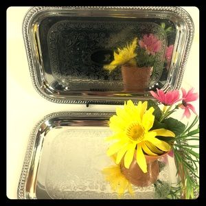 Stainless steel trays